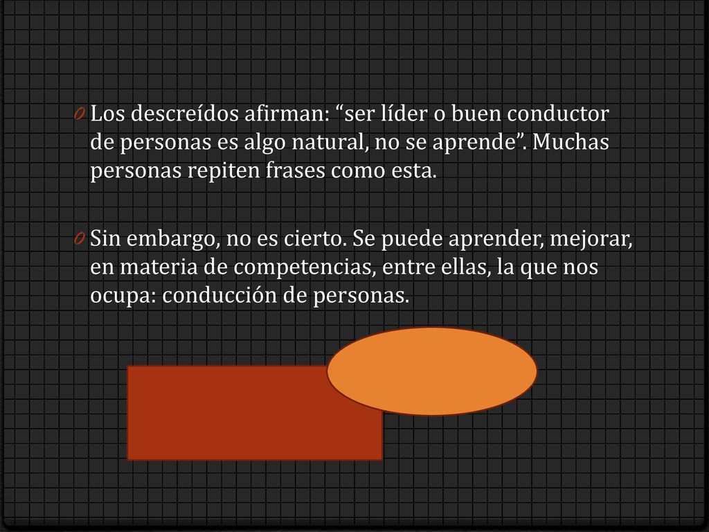 Los descreídos afirman: ser líder o buen conductor de personas es algo natural, no se aprende . Muchas personas repiten frases como esta.