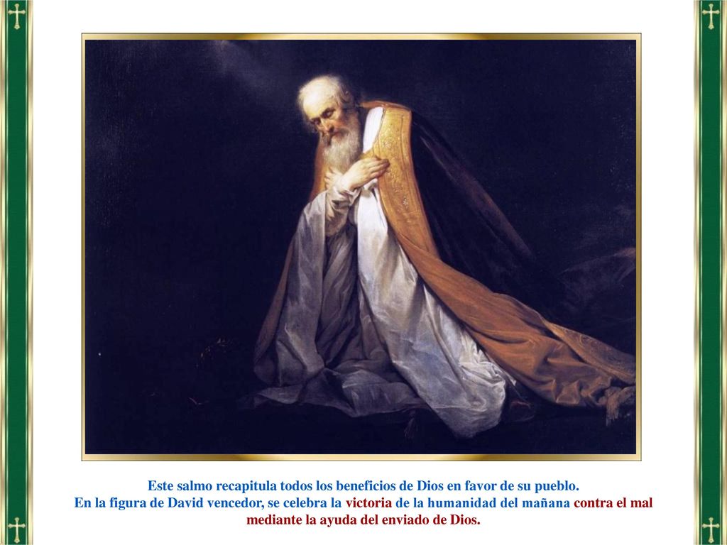 Este salmo recapitula todos los beneficios de Dios en favor de su pueblo.