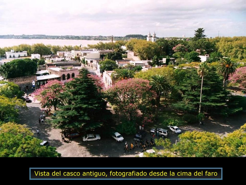 Vista del casco antiguo, fotografiado desde la cima del faro