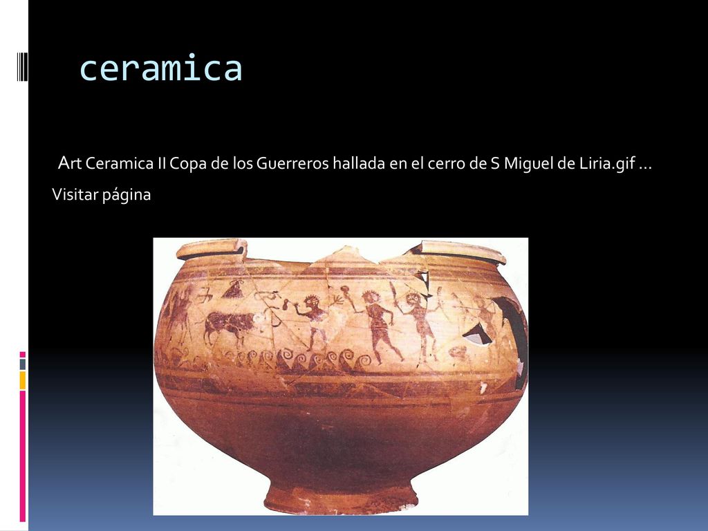 ceramica Art Ceramica II Copa de los Guerreros hallada en el cerro de S Miguel de Liria.gif ...