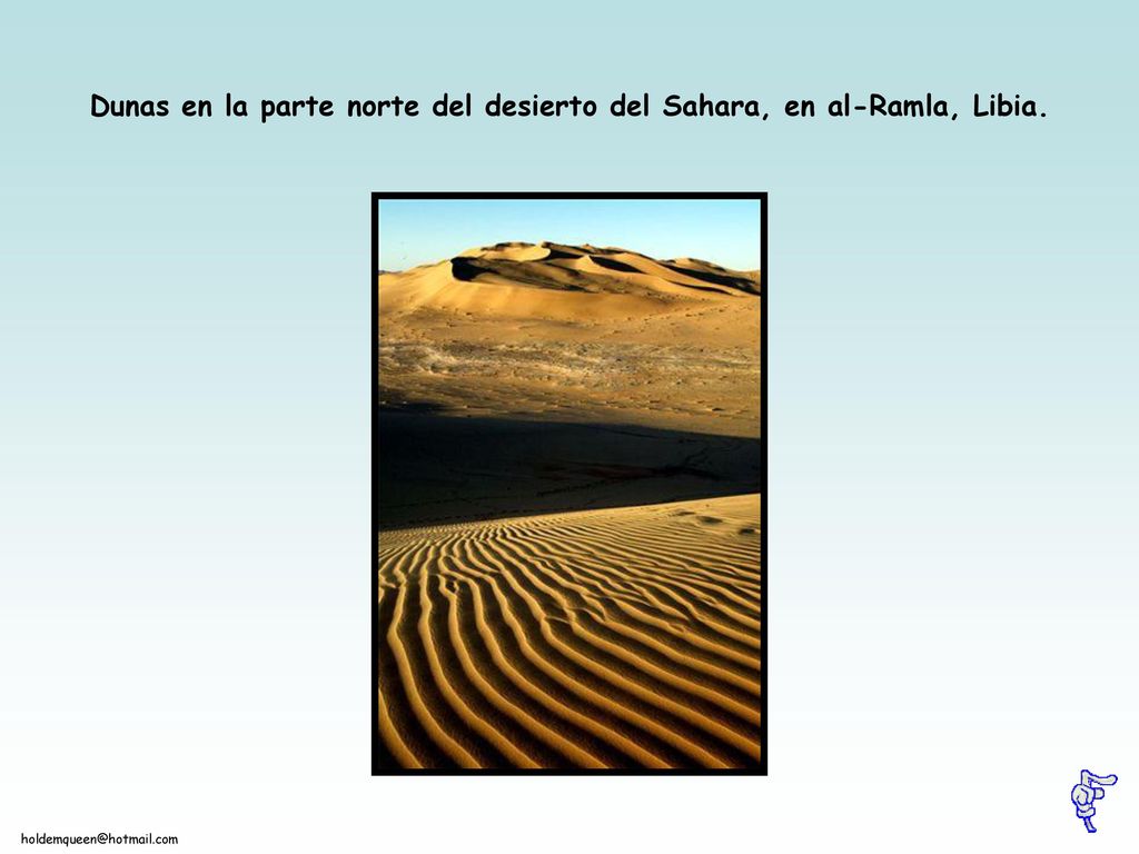 Dunas en la parte norte del desierto del Sahara, en al-Ramla, Libia.