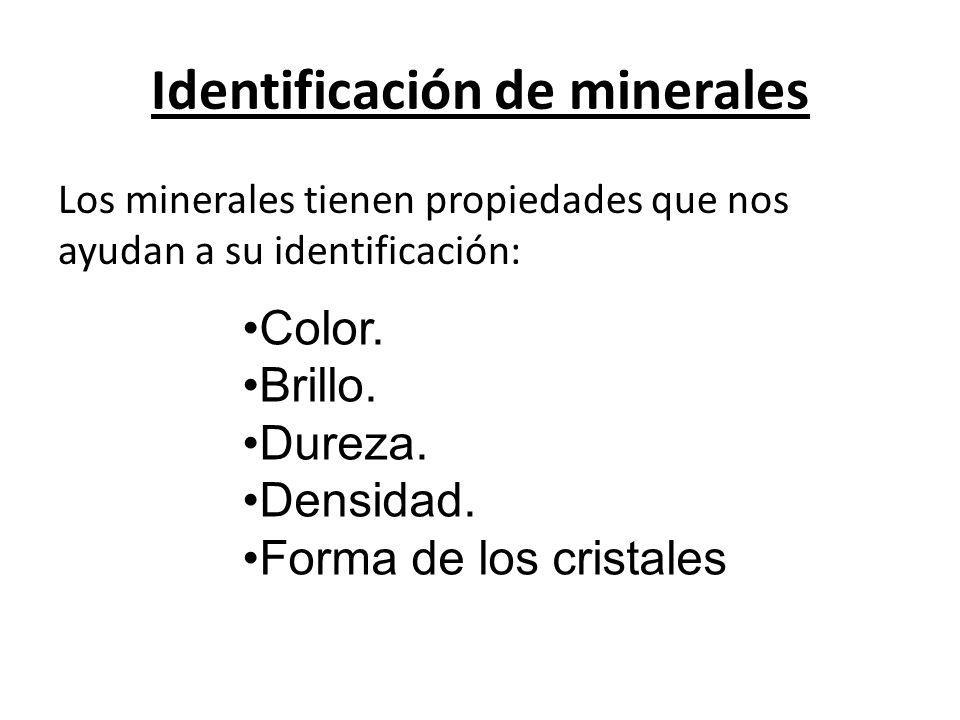 Identificación de minerales