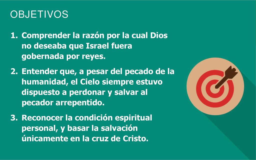 Comprender la razón por la cual Dios no deseaba que Israel fuera gobernada por reyes.
