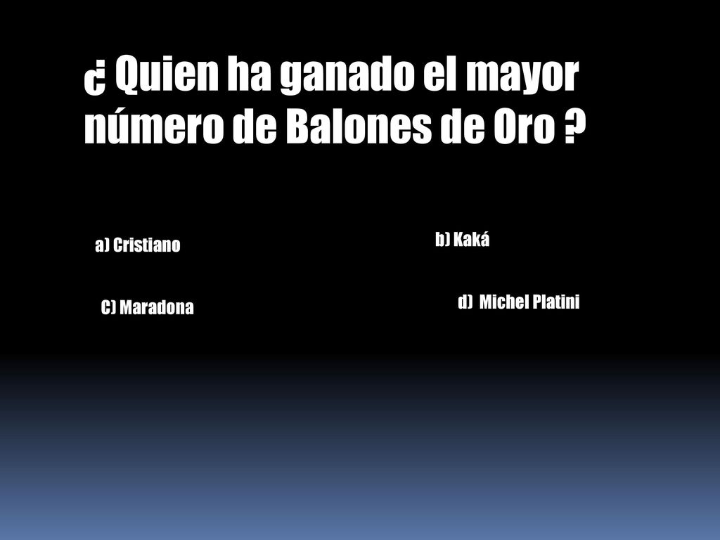 ¿ Quien ha ganado el mayor número de Balones de Oro