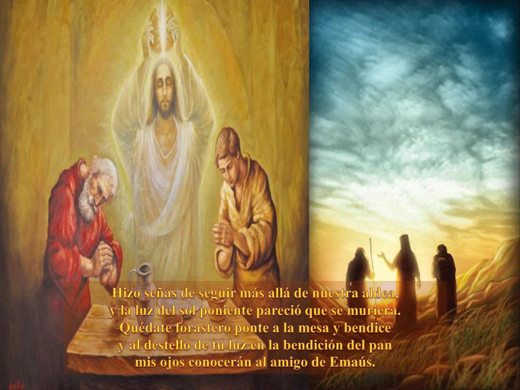 Hizo señas de seguir más allá de nuestra aldea, y la luz del sol poniente pareció que se muriera.