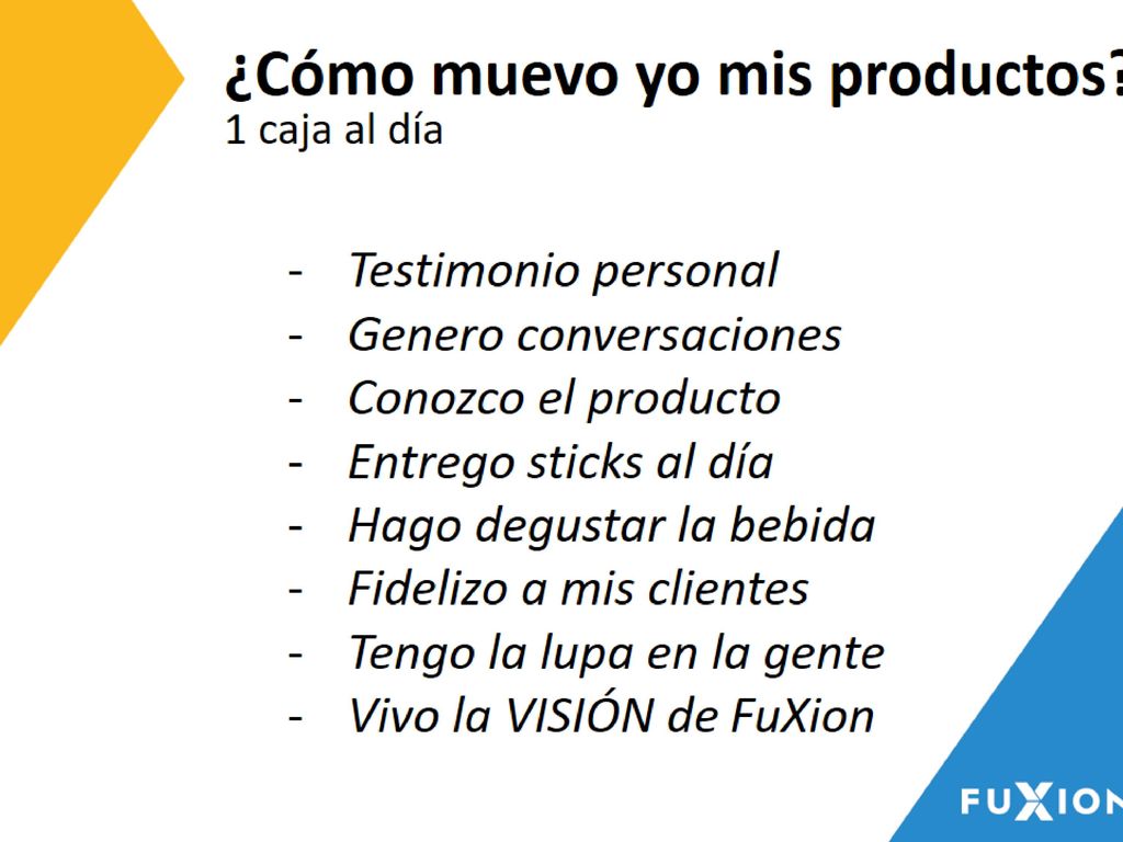 ¿Cómo muevo yo mis productos