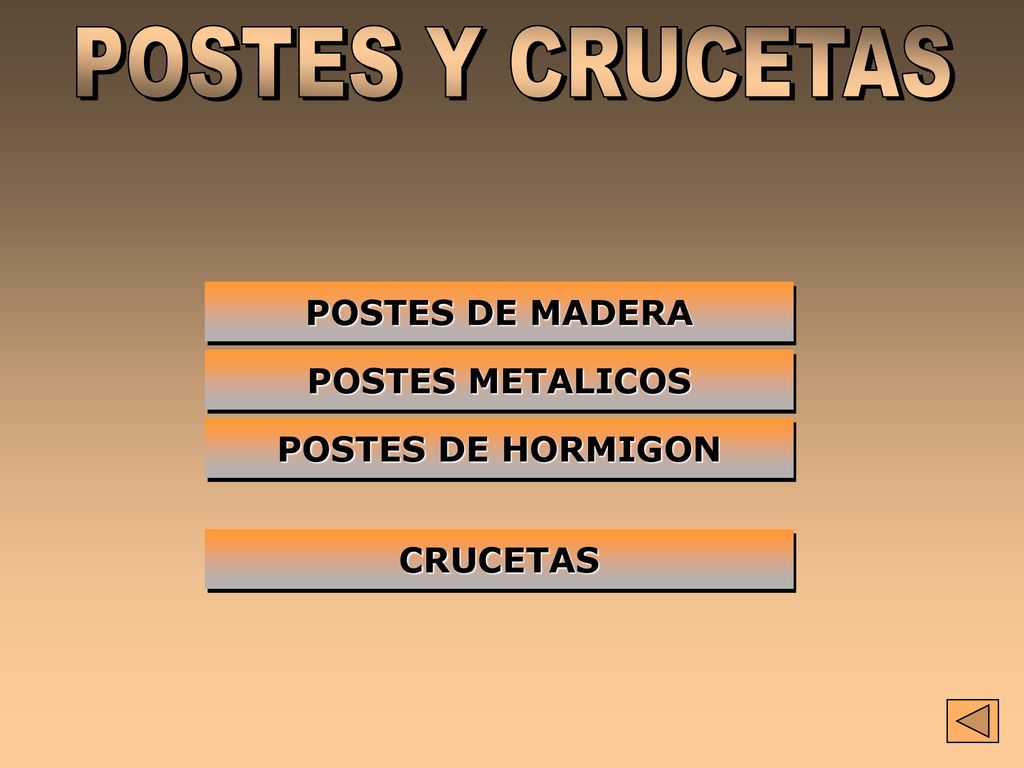 POSTES Y CRUCETAS POSTES DE MADERA POSTES METALICOS POSTES DE HORMIGON