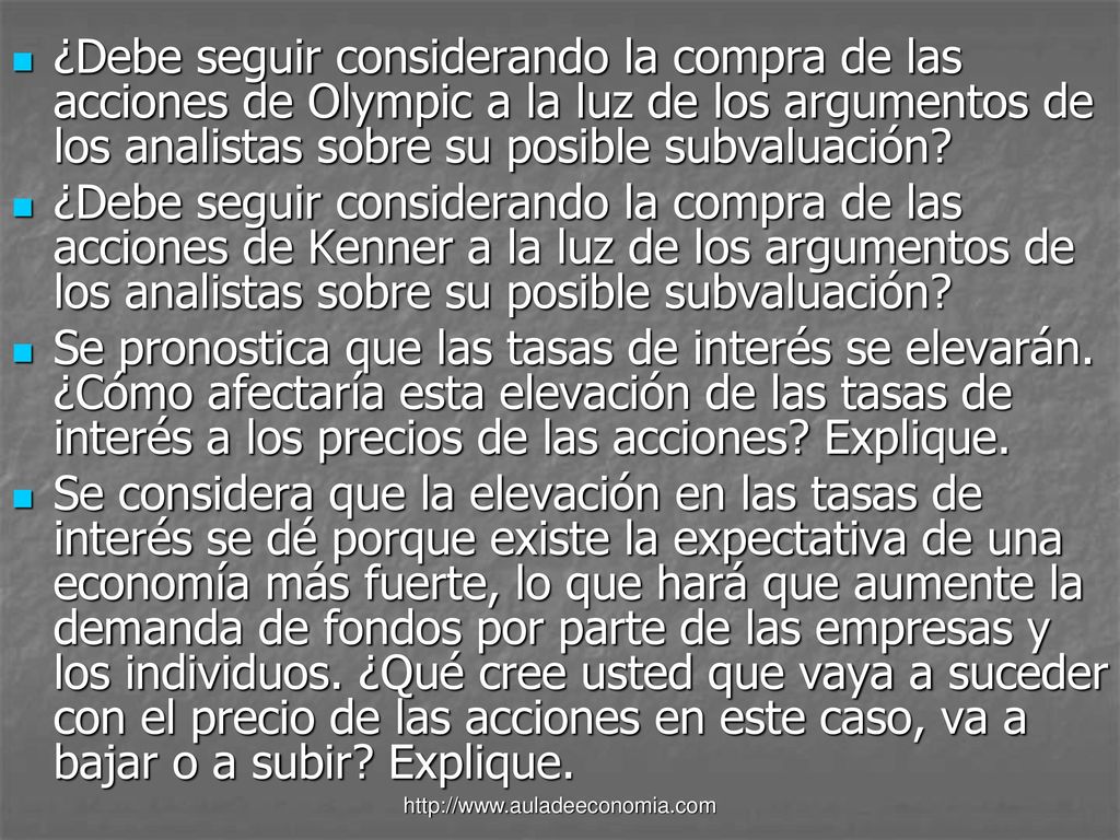 ¿Debe seguir considerando la compra de las acciones de Olympic a la luz de los argumentos de los analistas sobre su posible subvaluación