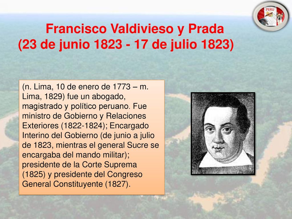 Francisco Valdivieso y Prada (23 de junio de julio 1823)