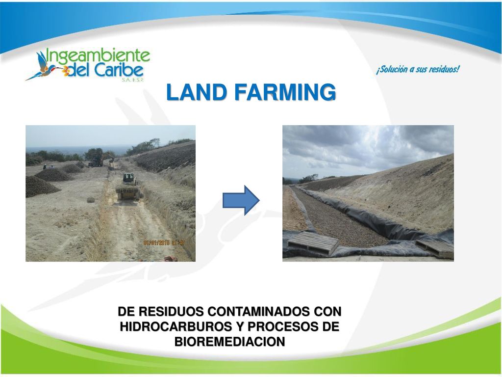 LAND FARMING DE RESIDUOS CONTAMINADOS CON HIDROCARBUROS Y PROCESOS DE BIOREMEDIACION