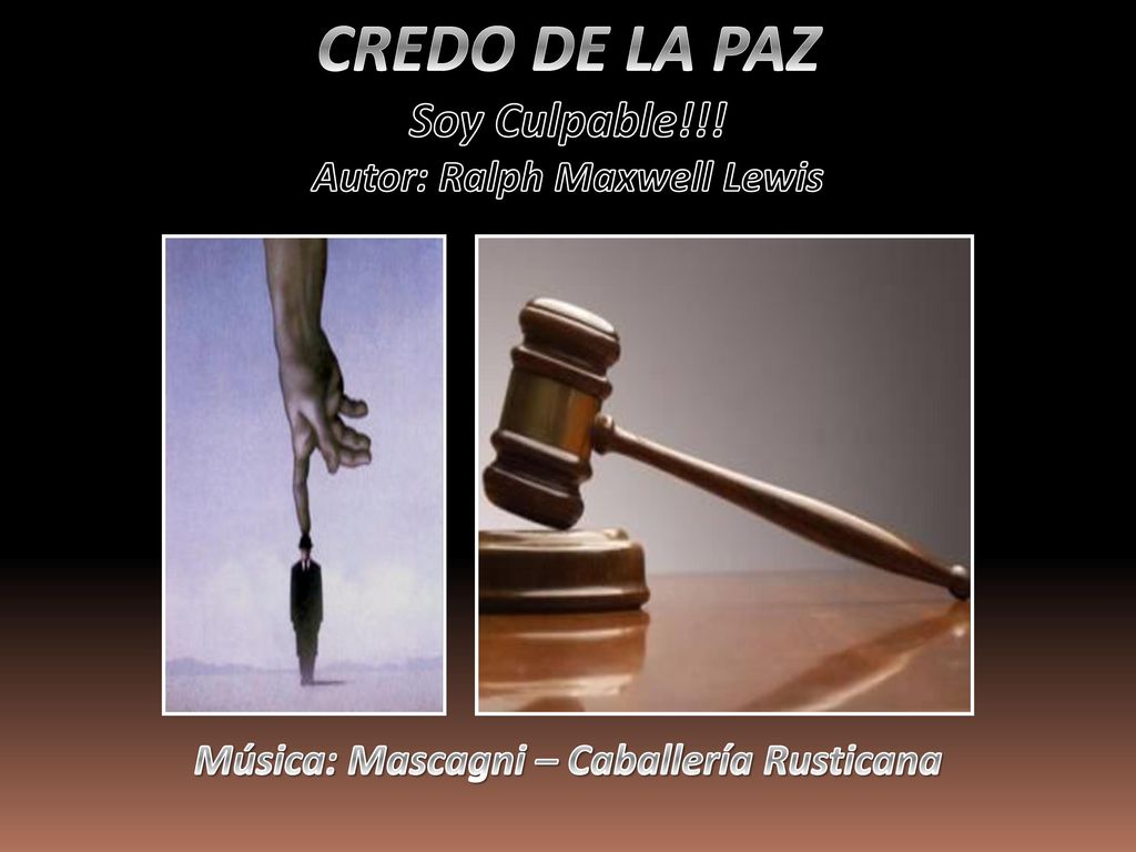 Autor: Ralph Maxwell Lewis Música: Mascagni – Caballería Rusticana