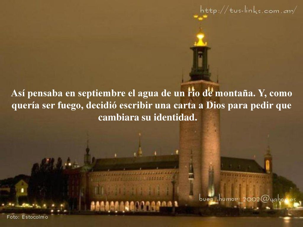 Así pensaba en septiembre el agua de un río de montaña