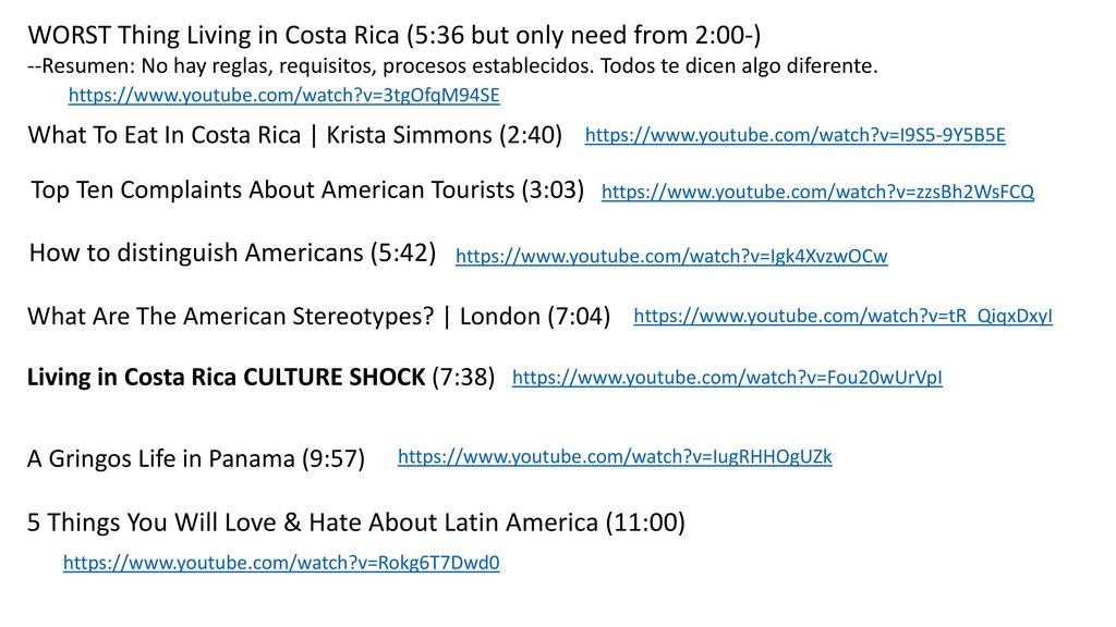 WORST Thing Living in Costa Rica (5:36 but only need from 2:00-)