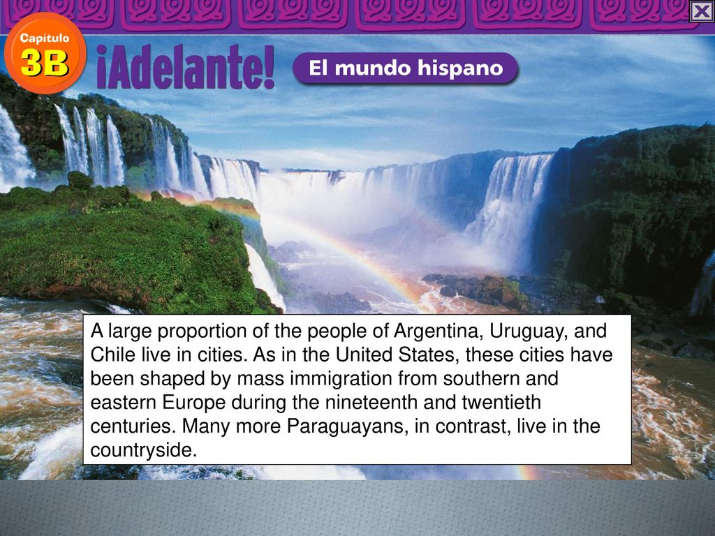 A large proportion of the people of Argentina, Uruguay, and