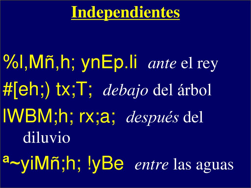 %l,Mñ,h; ynEp.li ante el rey #[eh;) tx;T; debajo del árbol