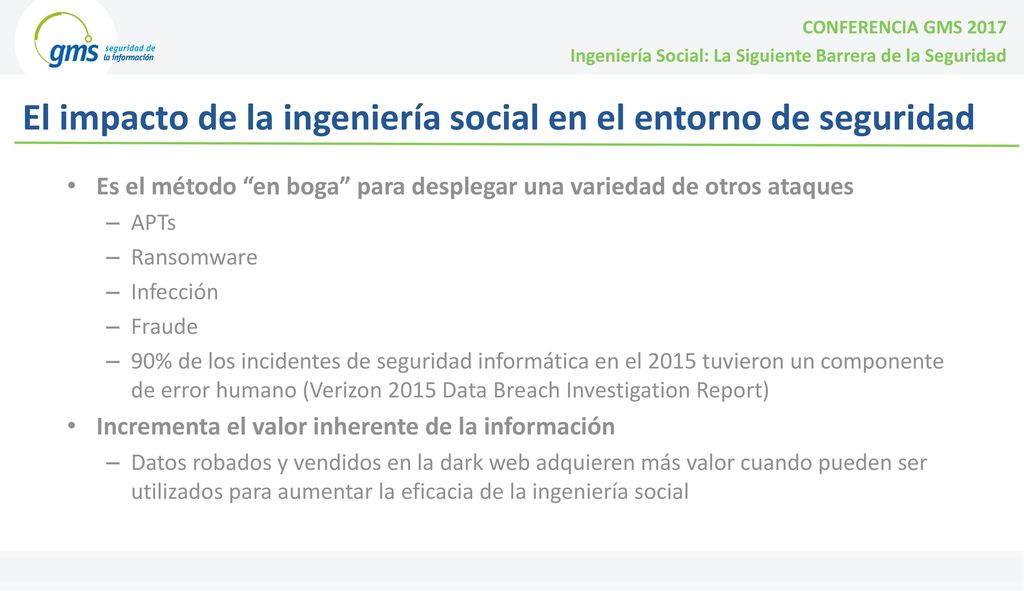 El impacto de la ingeniería social en el entorno de seguridad
