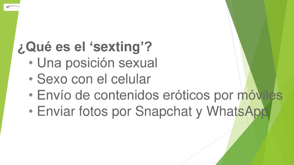 ¿Qué es el ‘sexting’ Una posición sexual. Sexo con el celular. Envío de contenidos eróticos por móviles.