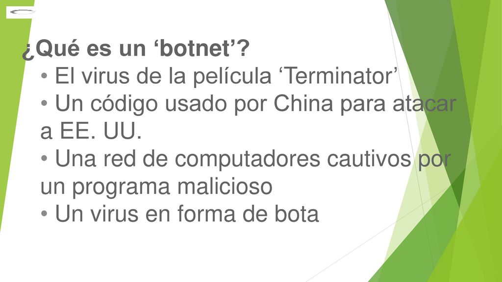 ¿Qué es un ‘botnet’ El virus de la película ‘Terminator’ Un código usado por China para atacar a EE. UU.