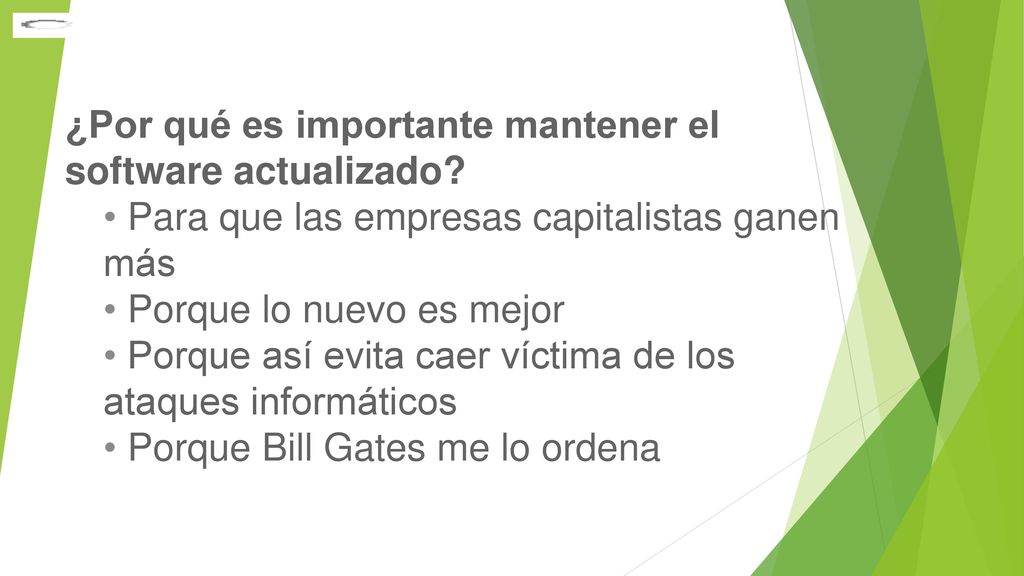 ¿Por qué es importante mantener el software actualizado