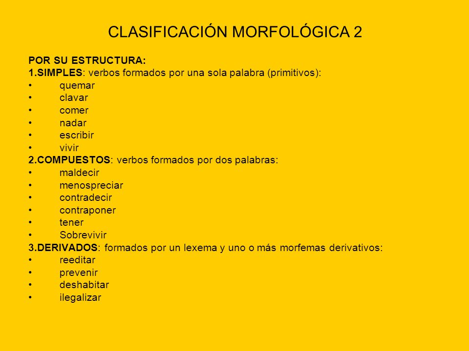 CLASIFICACIÓN MORFOLÓGICA 2