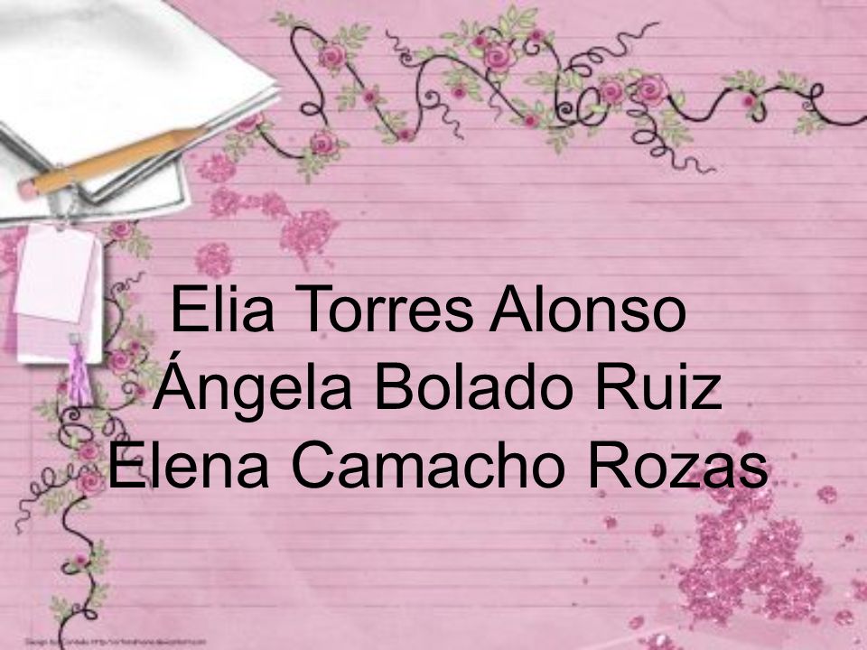 Elia Torres Alonso Ángela Bolado Ruiz Elena Camacho Rozas