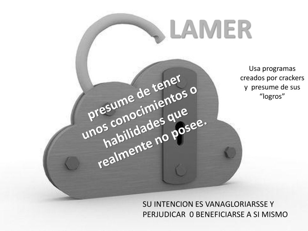Usa programas creados por crackers y presume de sus logros