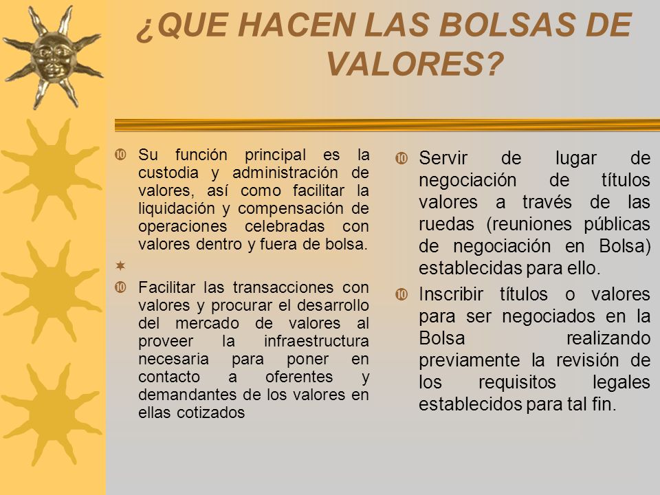 BOLSA DE VALORES DARY JAZMIN ROJAS JOSE MUÑOZ OREJARENA. - ppt descargar