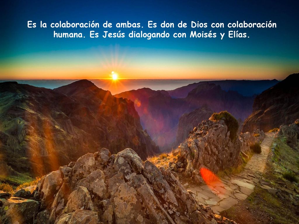 Es la colaboración de ambas. Es don de Dios con colaboración humana