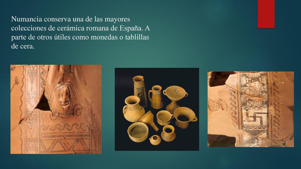 Numancia conserva una de las mayores colecciones de cerámica romana de España.