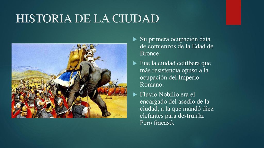 HISTORIA DE LA CIUDAD Su primera ocupación data de comienzos de la Edad de Bronce.