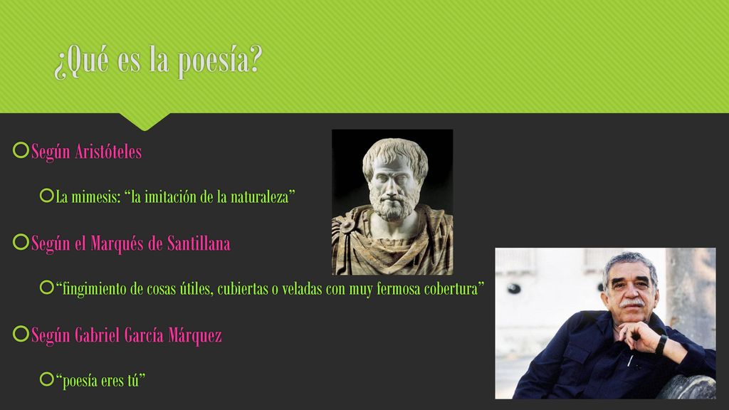 ¿Qué es la poesía Según Aristóteles Según el Marqués de Santillana