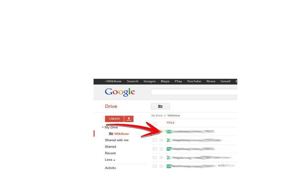 Usar Google Drive Haz click en la estrella junto a un archivo para destacarlo (El color del campo del documento cambiará de claro a.