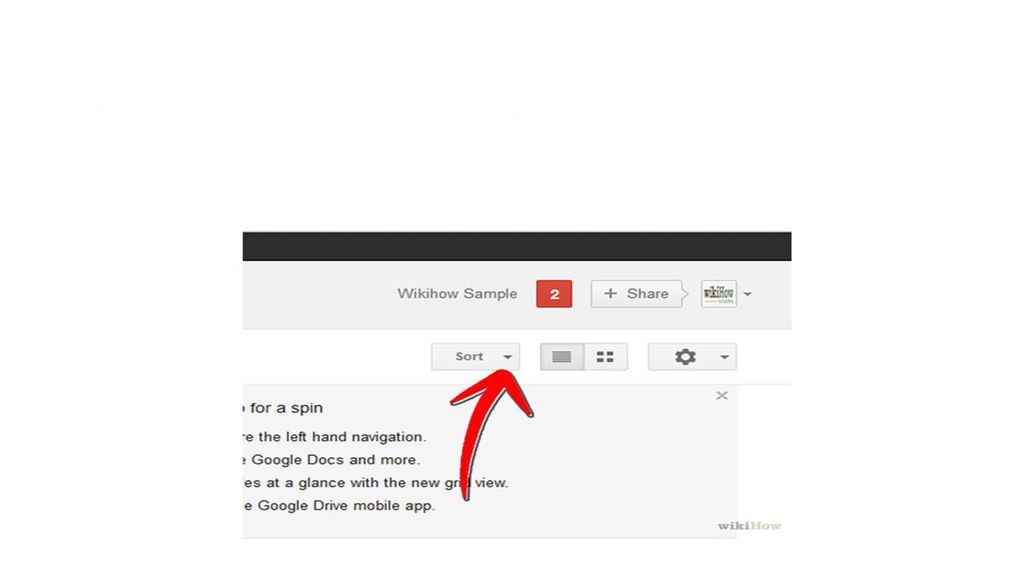 Usar Google Drive Puedes hacer click en Ordenar para cambiar el orden en que aparecerán los archivos (por título, últimos modificados,