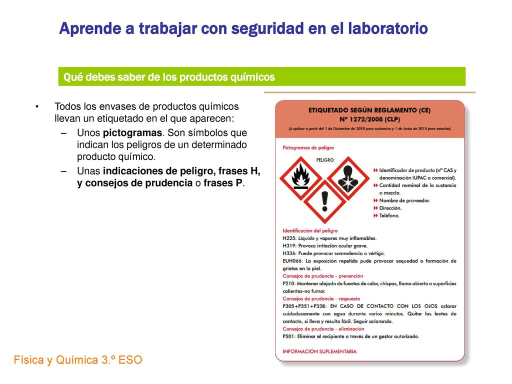 Qué debes saber de los productos químicos