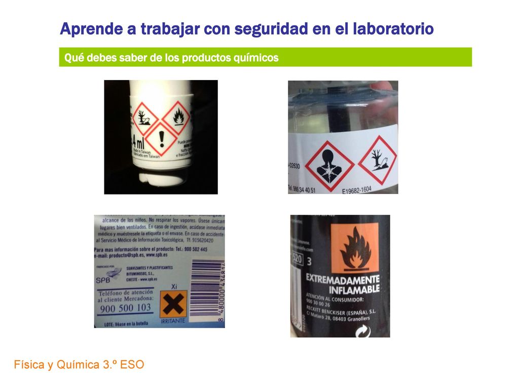 Qué debes saber de los productos químicos