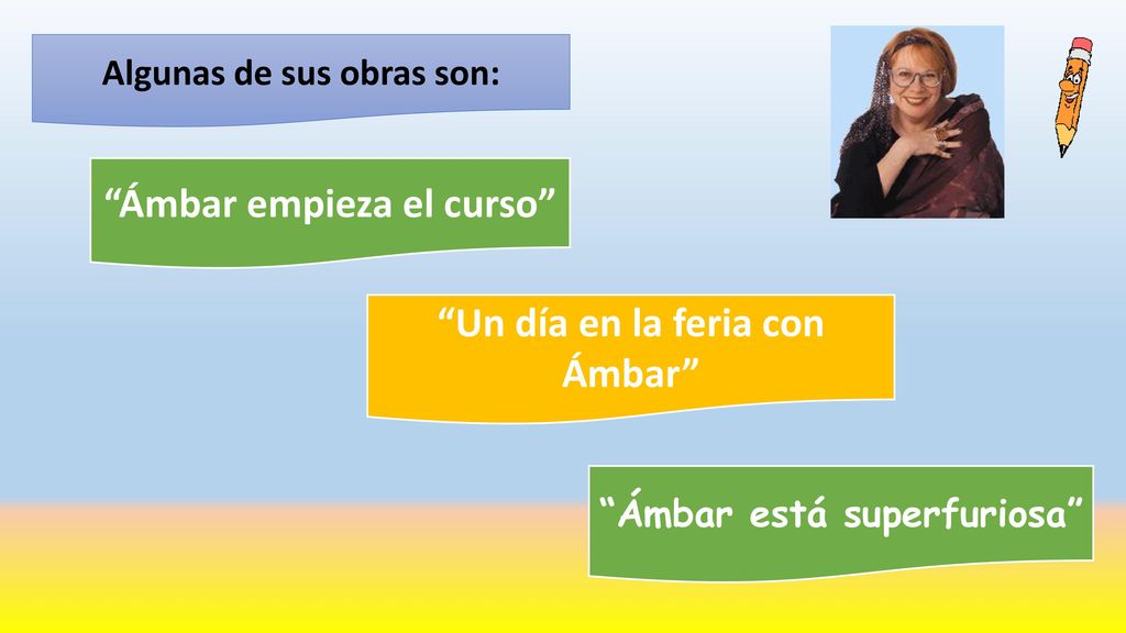 Ámbar empieza el curso Un día en la feria con Ámbar