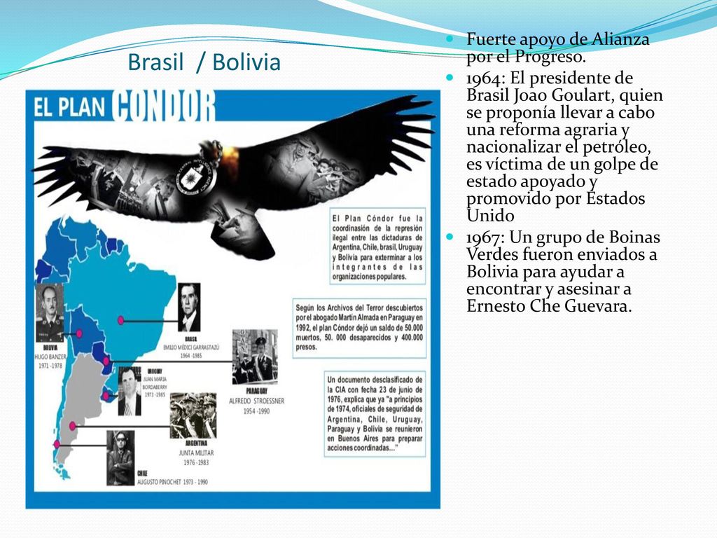 Brasil / Bolivia Fuerte apoyo de Alianza por el Progreso.