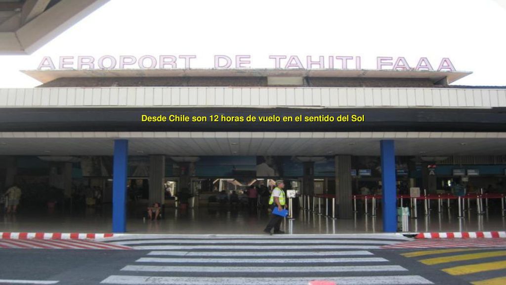Desde Chile son 12 horas de vuelo en el sentido del Sol