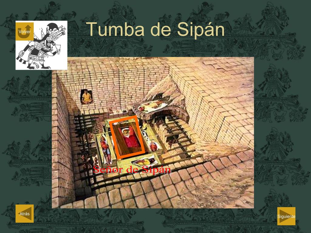 Tumba de Sipán Volver Señor de Sipán Atrás Siguiente
