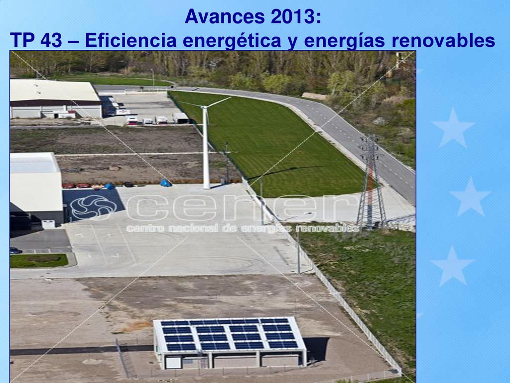 Avances 2013: TP 43 – Eficiencia energética y energías renovables