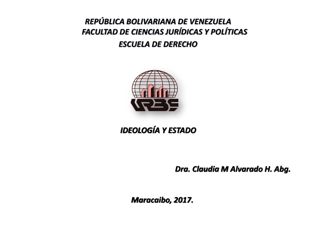 REPÚBLICA BOLIVARIANA DE VENEZUELA FACULTAD DE CIENCIAS JURÍDICAS Y POLÍTICAS