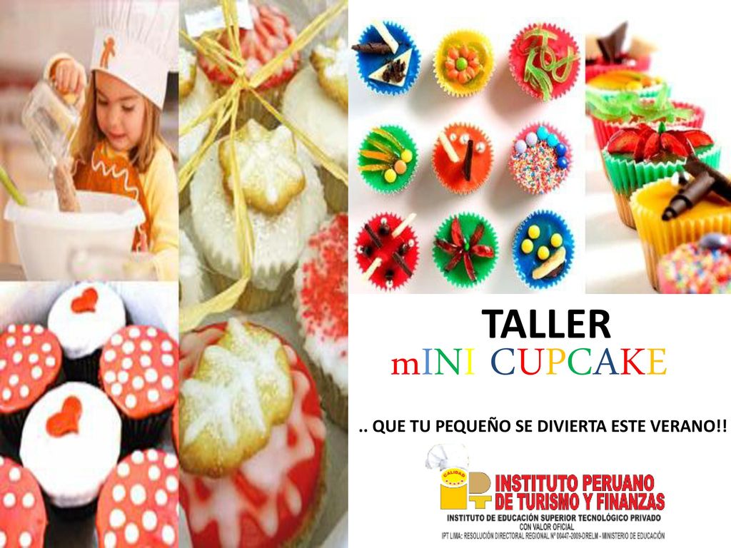 TALLER mINI CUPCAKE .. QUE TU PEQUEÑO SE DIVIERTA ESTE VERANO!!