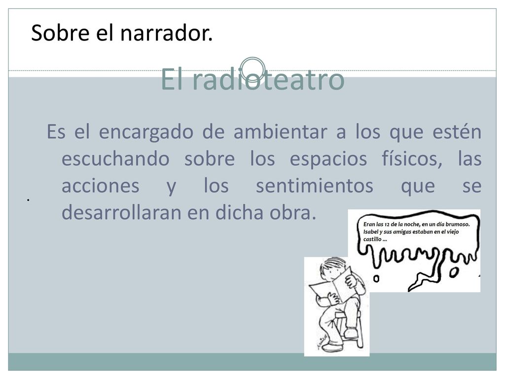 RADIOTEATRO. - ppt descargar