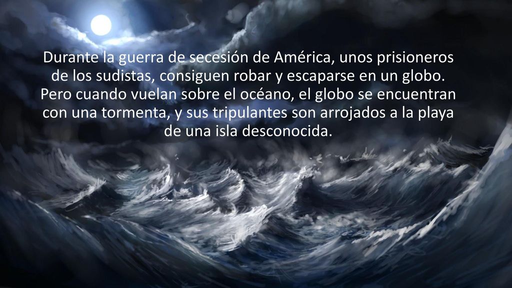 Durante la guerra de secesión de América, unos prisioneros de los sudistas, consiguen robar y escaparse en un globo.