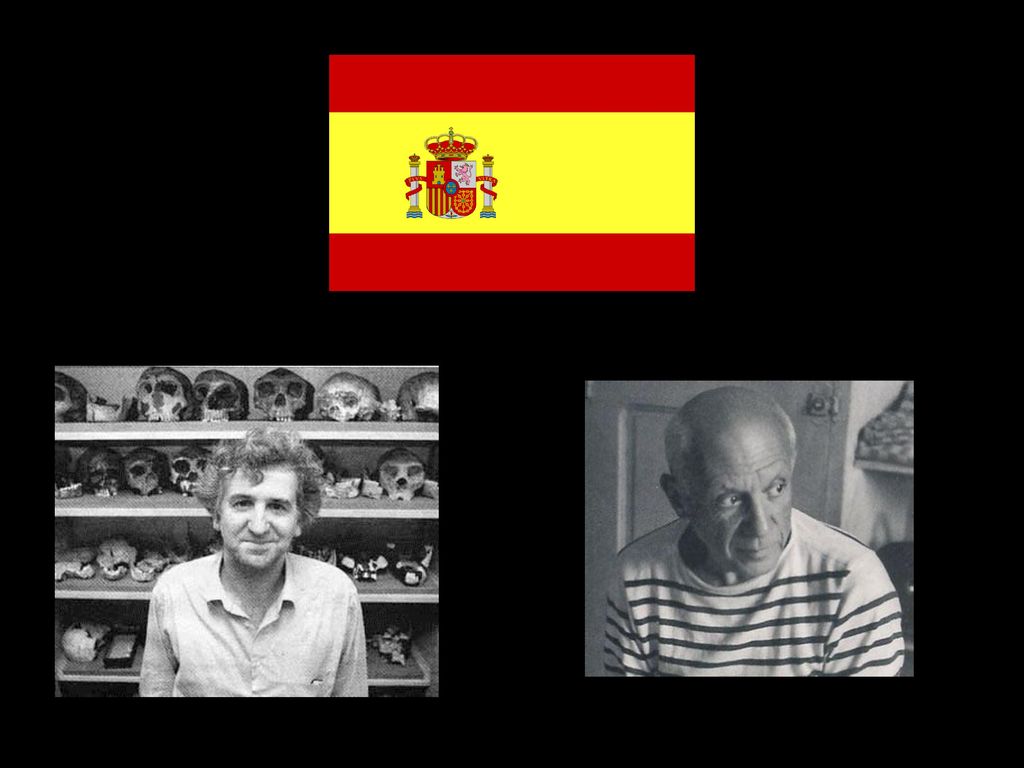 Y esta última diapositiva para seguir rompiendo tópicos: más allá de la fiesta, España también es un país de grandes investigadores como Juan Luis Arsuaga y de inmortales artistas como Picasso.
