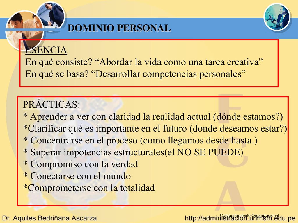 En qué consiste Abordar la vida como una tarea creativa