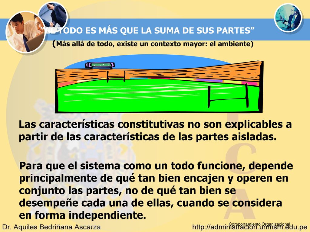 EL TODO ES MÁS QUE LA SUMA DE SUS PARTES