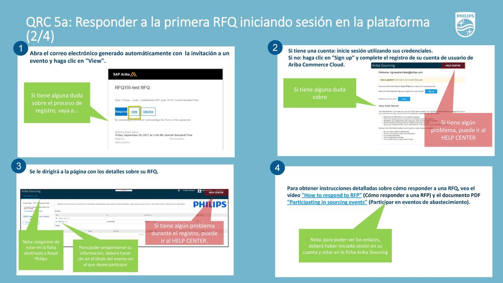 QRC 5a: Responder a la primera RFQ iniciando sesión en la plataforma (2/4)