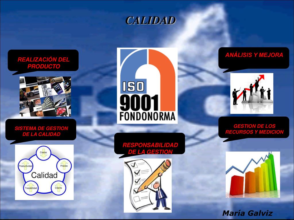 CALIDAD María Galviz ANÁLISIS Y MEJORA REALIZACIÓN DEL PRODUCTO