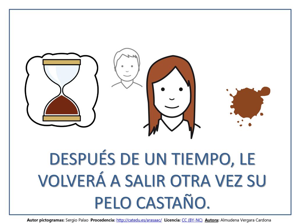 DESPUÉS DE UN TIEMPO, LE VOLVERÁ A SALIR OTRA VEZ SU PELO CASTAÑO.